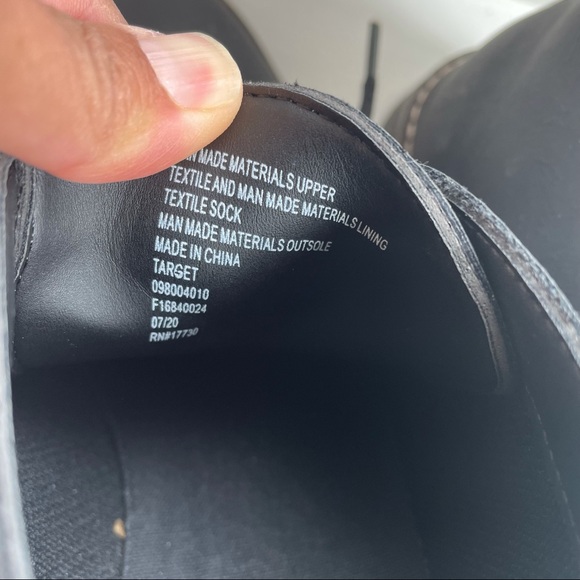 Goodfellow men’s chukka black boots size 7 - Picture 7 of 8